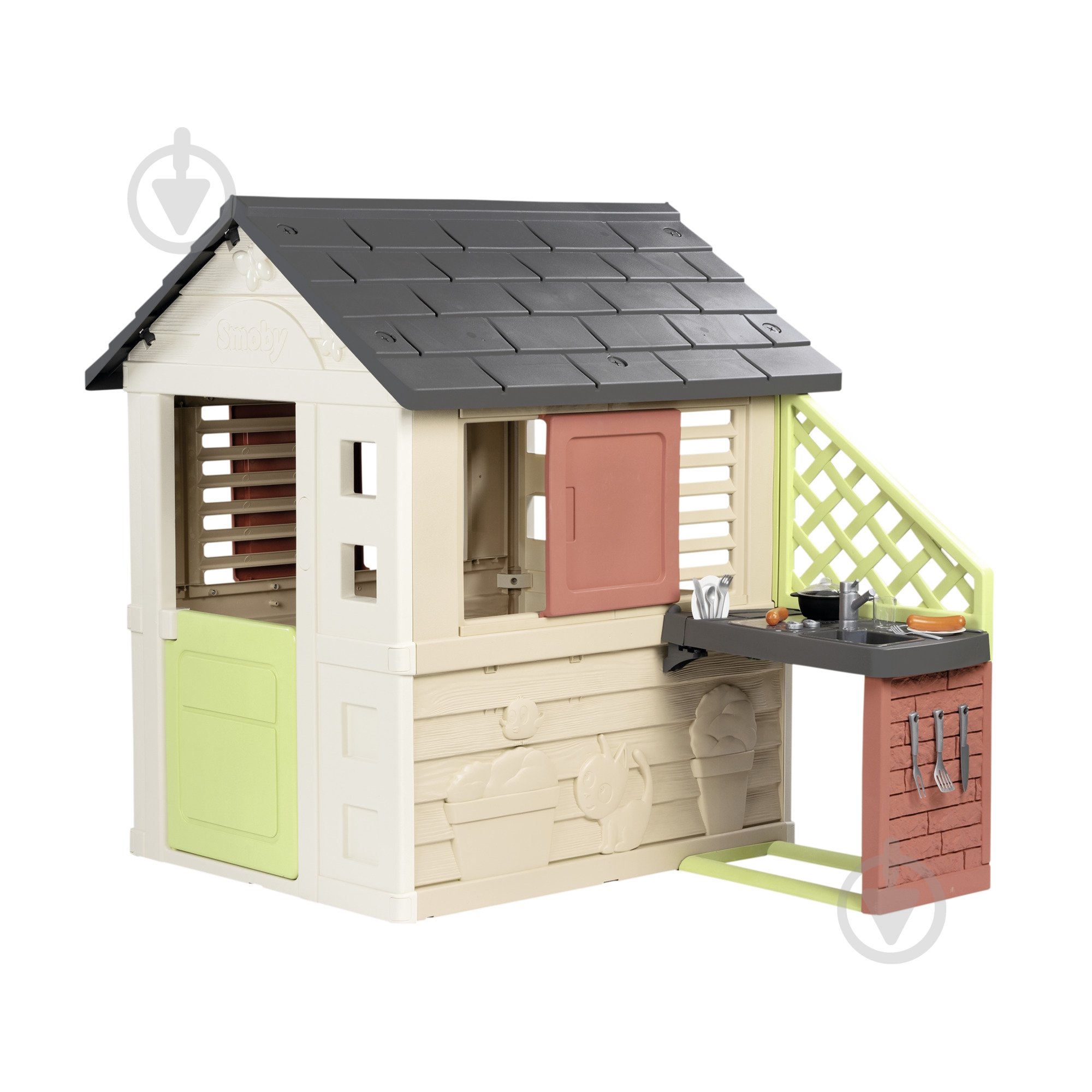 Игровой домик Smoby Солнечный с летней кухней 7600810739 - фото 1
