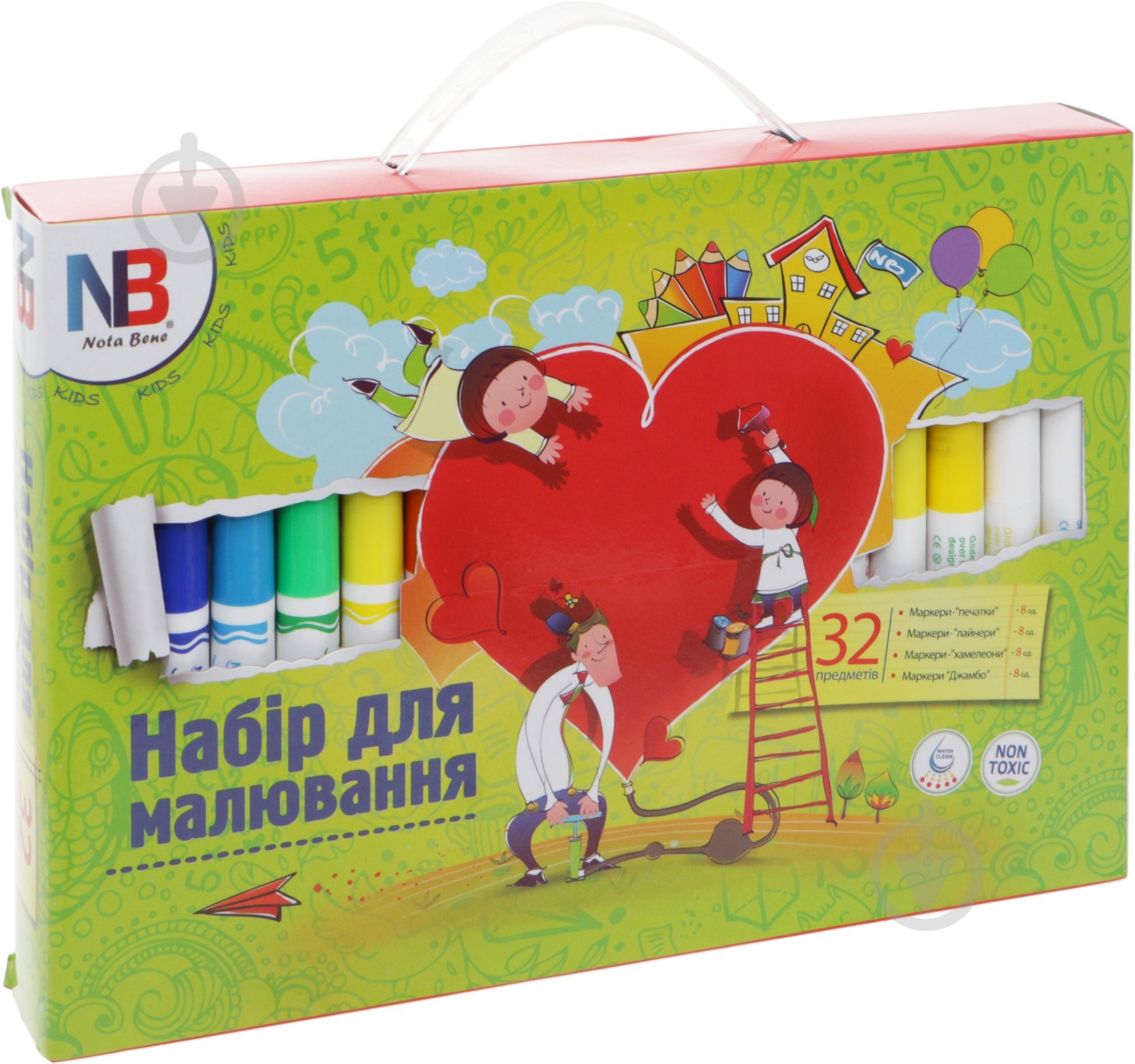 Набір для малювання 32 предмети 932 Nota Bene - фото 1 Набір для малювання 32 предмети 932 Nota Bene - фото 1