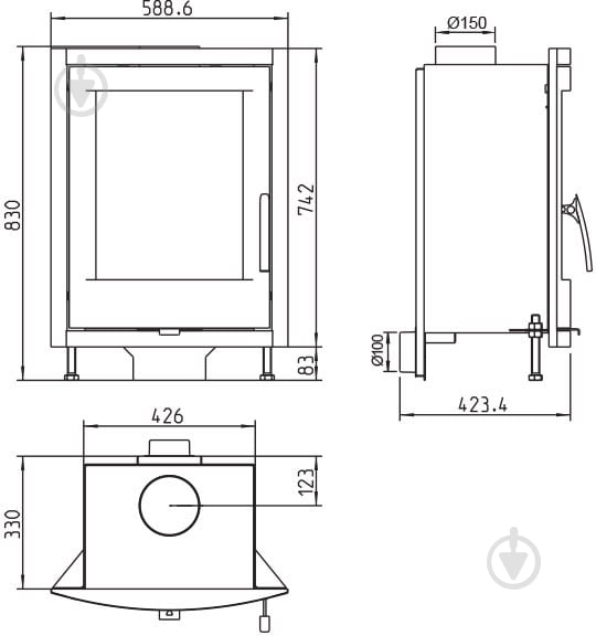 Топка для камина Valencia black - фото 4