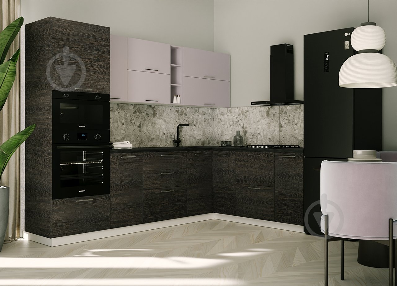 Кухня модульна ROKO Руна пряма ДСП 2,65×2,65м макіато/дуб вінтаж/білий - фото 1 Кухня модульна ROKO Руна пряма ДСП 2,65×2,65м макіато/дуб вінтаж/білий - фото 1