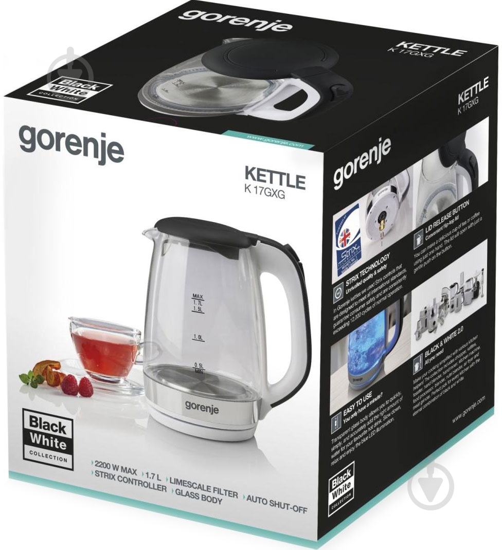 ВИТРИНА! Электрочайник Gorenje K17GXG - фото 9