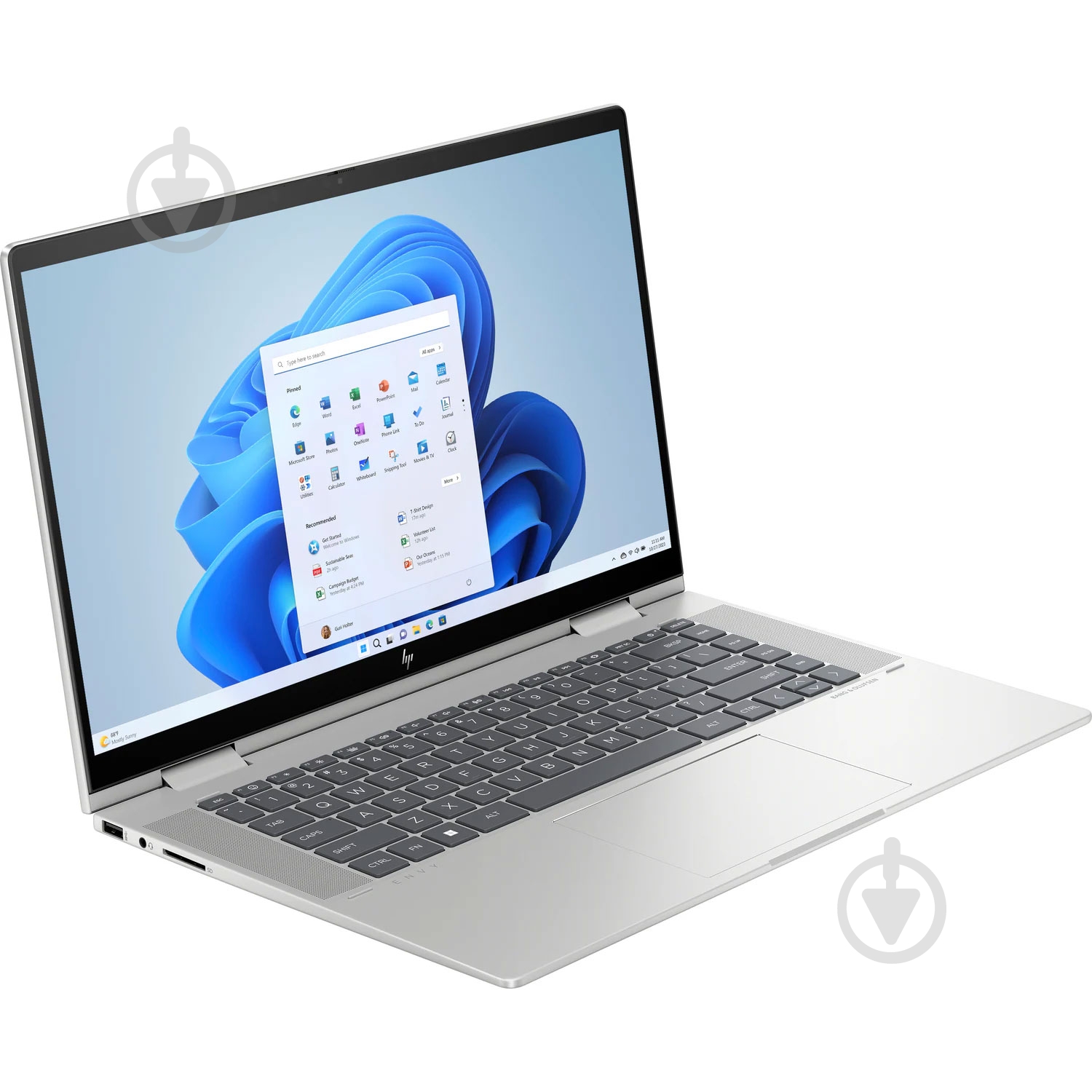 Ноутбук HP Envy x360 15,6" (8U6M0EA) silver - фото 2 Ноутбук HP Envy x360 15,6" (8U6M0EA) silver - фото 2