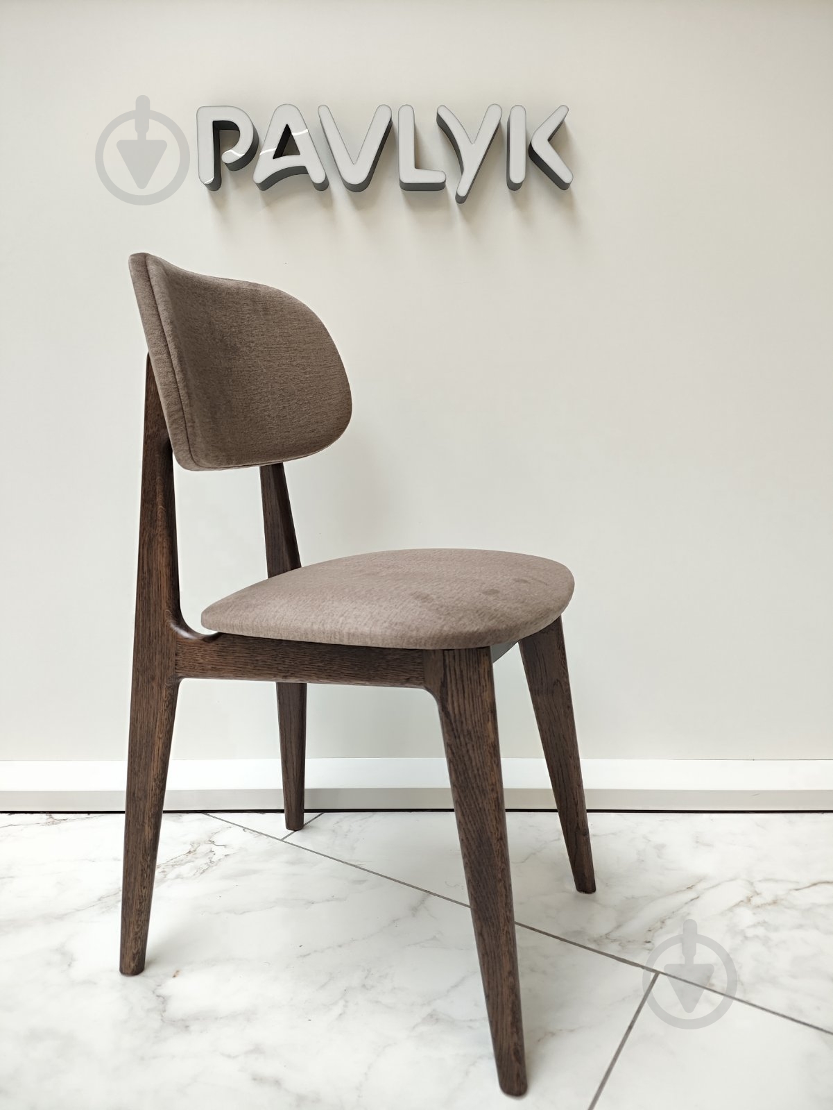Стул PAVLYK Bari коричневый / орех темный - фото 5
