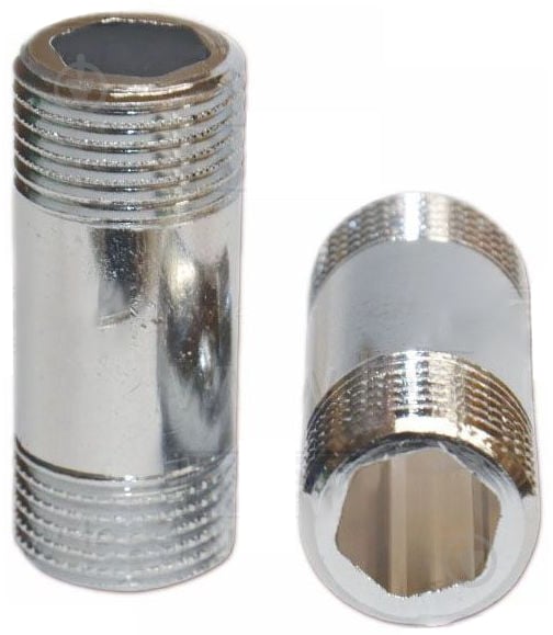 Ниппель соединительный Pattaroni 1/2х30 мм F205CR001 - фото 1 Ниппель соединительный Pattaroni 1/2х30 мм F205CR001 - фото 1