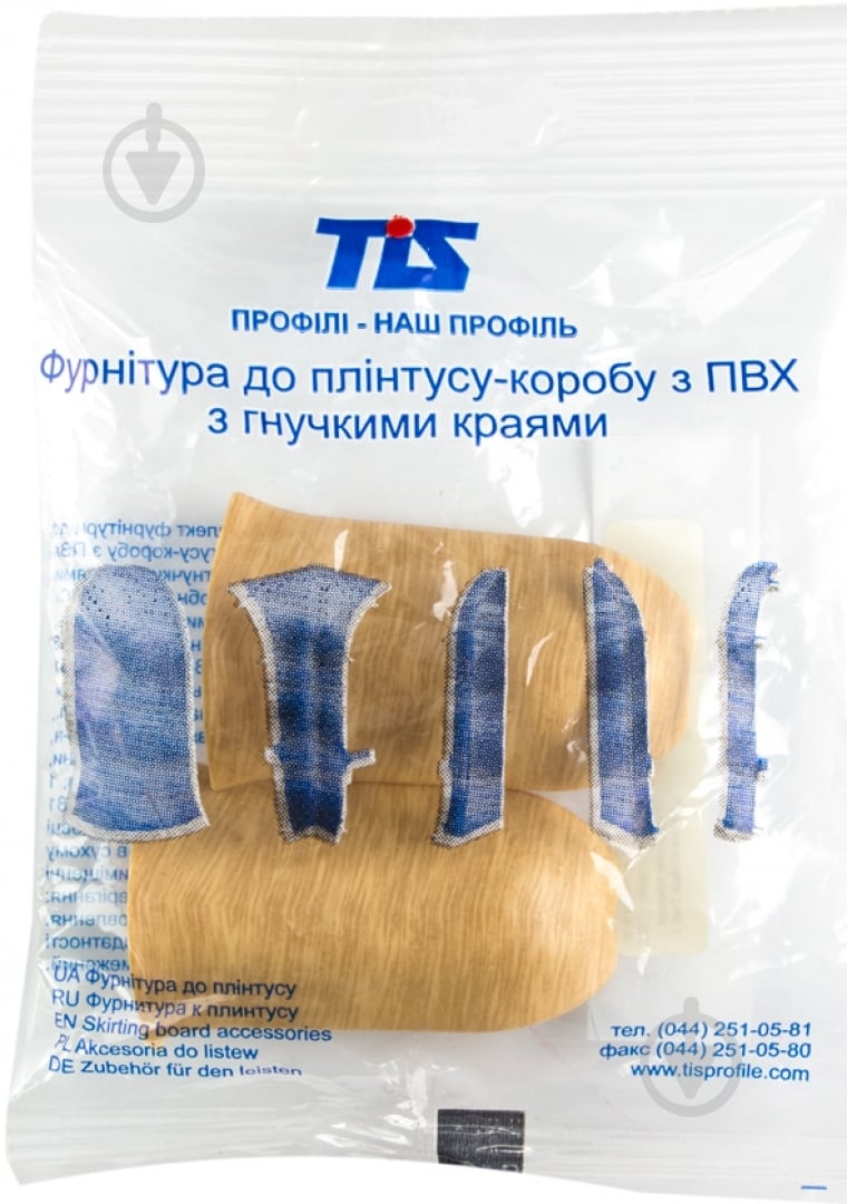 Комплект куточків зовнішніх TIS дуб степовий - фото 3