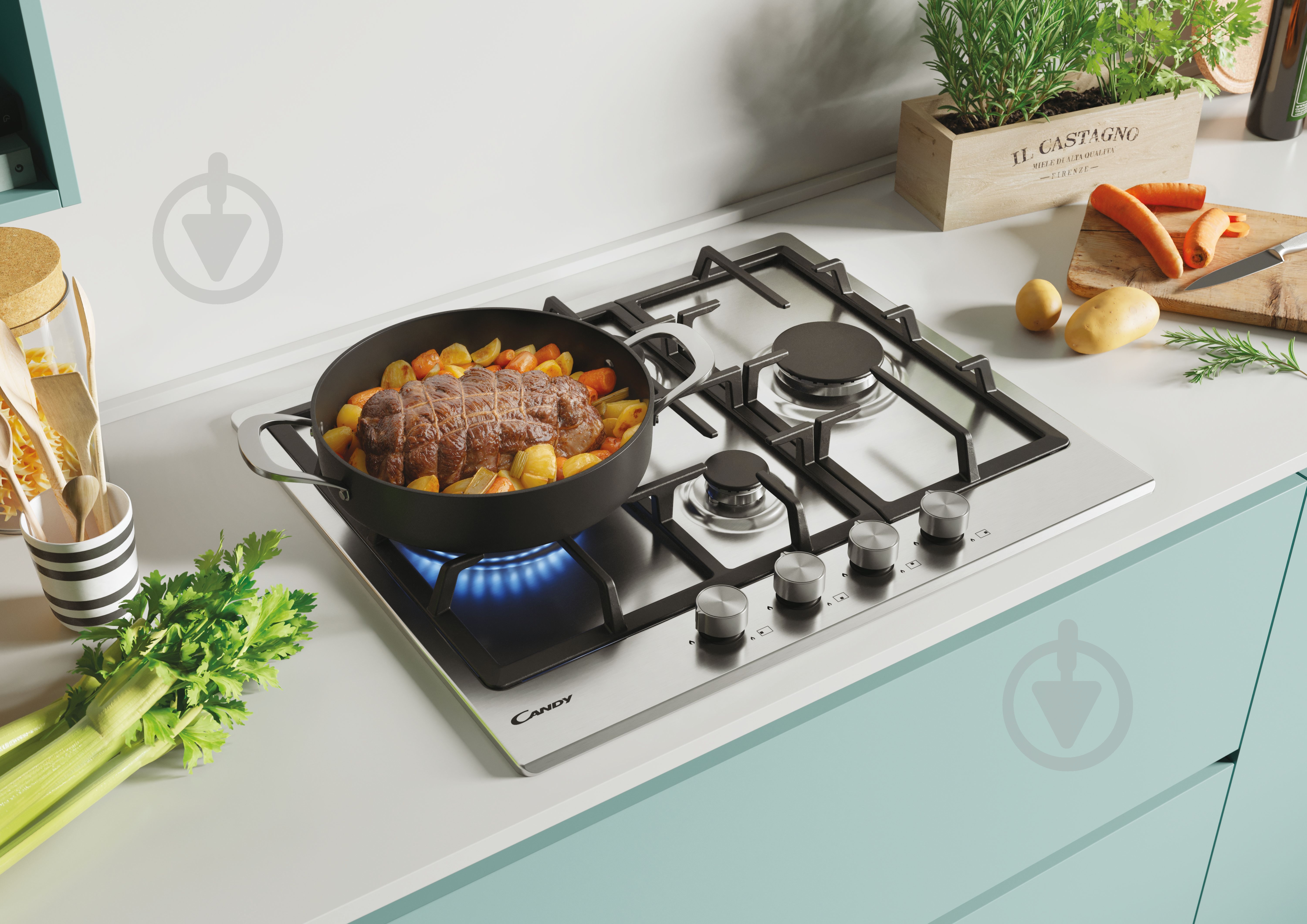 Варочная поверхность газовая Candy CHG 6 DWPX - фото 6 Варочная поверхность газовая Candy CHG 6 DWPX - фото 6