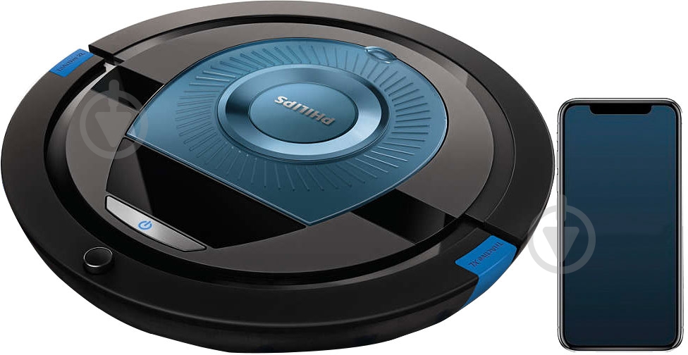 Робот-пилосос Philips FC8774/01 denim blue - фото 1 Робот-пилосос Philips FC8774/01 denim blue - фото 1