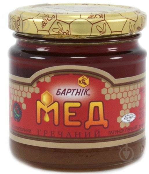 Мед Бартнік гречневый 250 г - фото 1