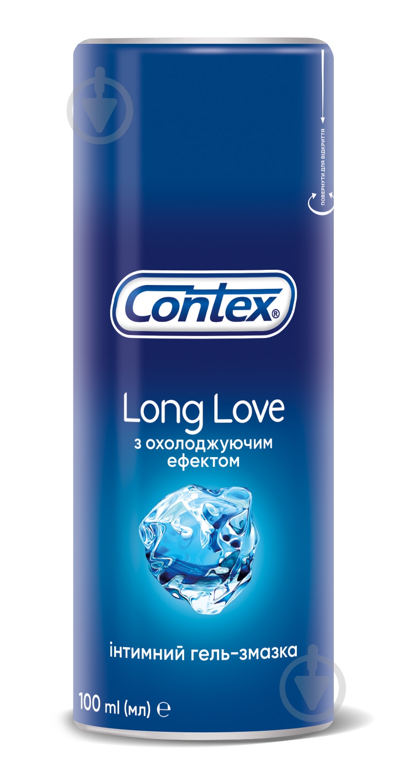 Інтимна гель-змазка Contex Long Love з охолоджувальним ефектом 100 мл - фото 1