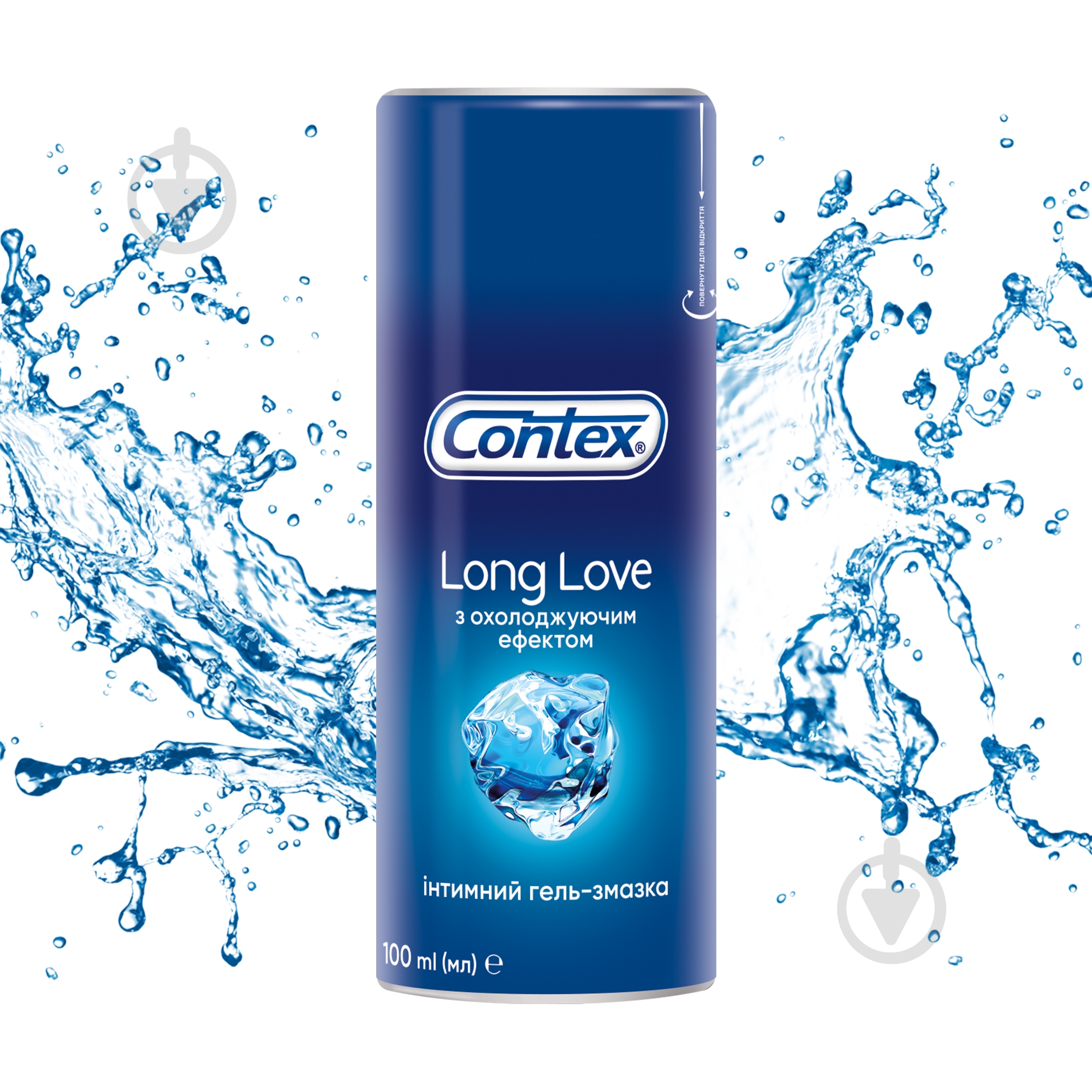 Інтимна гель-змазка Contex Long Love з охолоджувальним ефектом 100 мл - фото 3