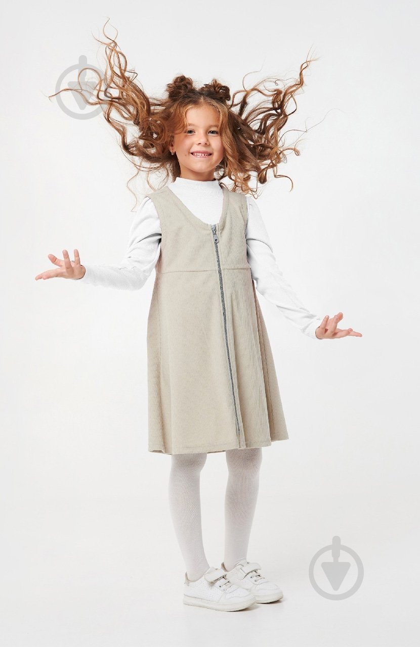 Сарафан Smil р.140 бежевый 120338 - фото 2