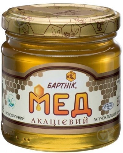 Мед Бартнік акациевый 250 г - фото 1
