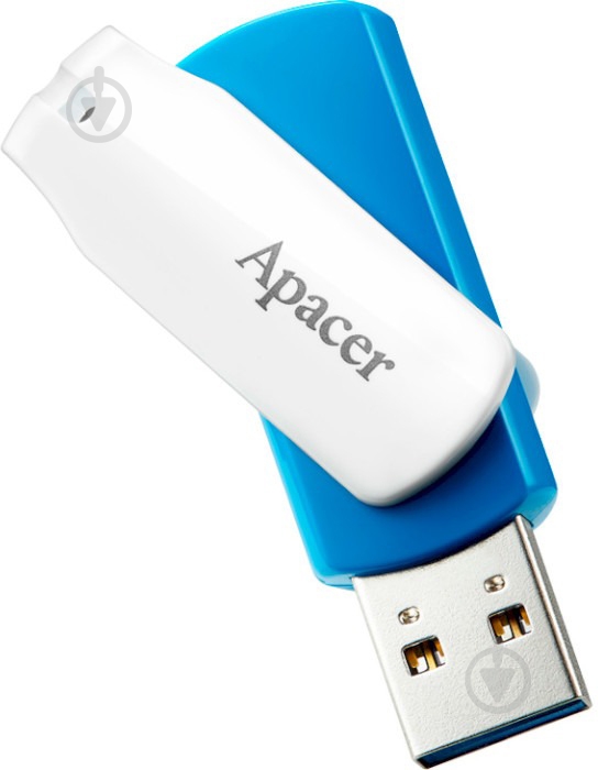 Флеш-память Apacer AH357 128 ГБ USB 3.2 blue/white (AP128GAH357U-1) - фото 2