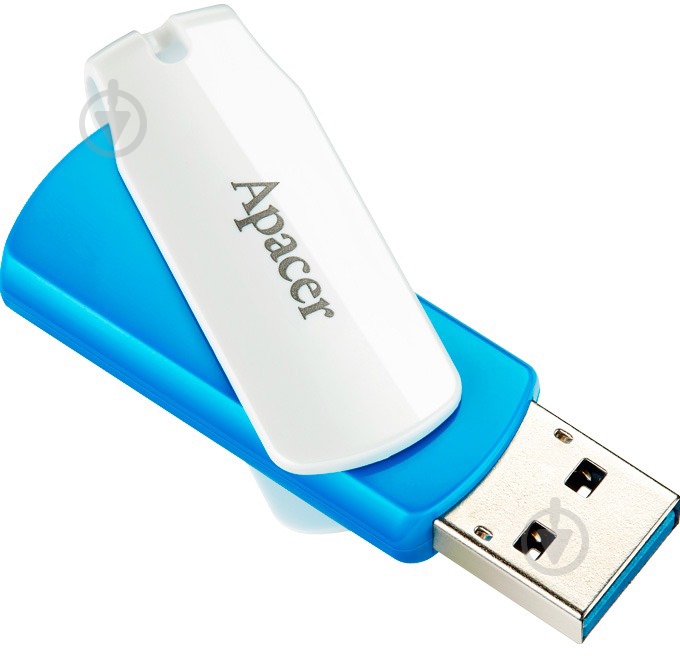 Флеш-память Apacer AH357 128 ГБ USB 3.2 blue/white (AP128GAH357U-1) - фото 3