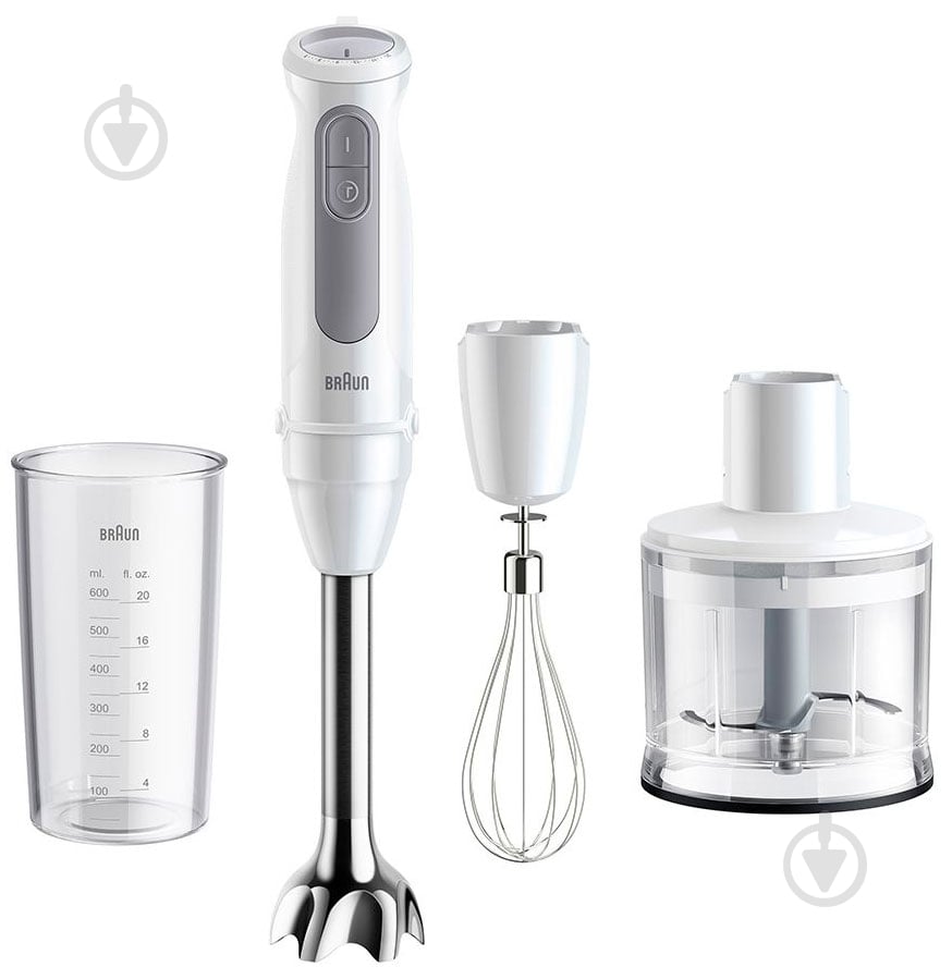 ВІТРИНА! Блендер ручний Braun MQ50236MWH MultiQuick 5 - фото 1 ВІТРИНА! Блендер ручний Braun MQ50236MWH MultiQuick 5 - фото 1