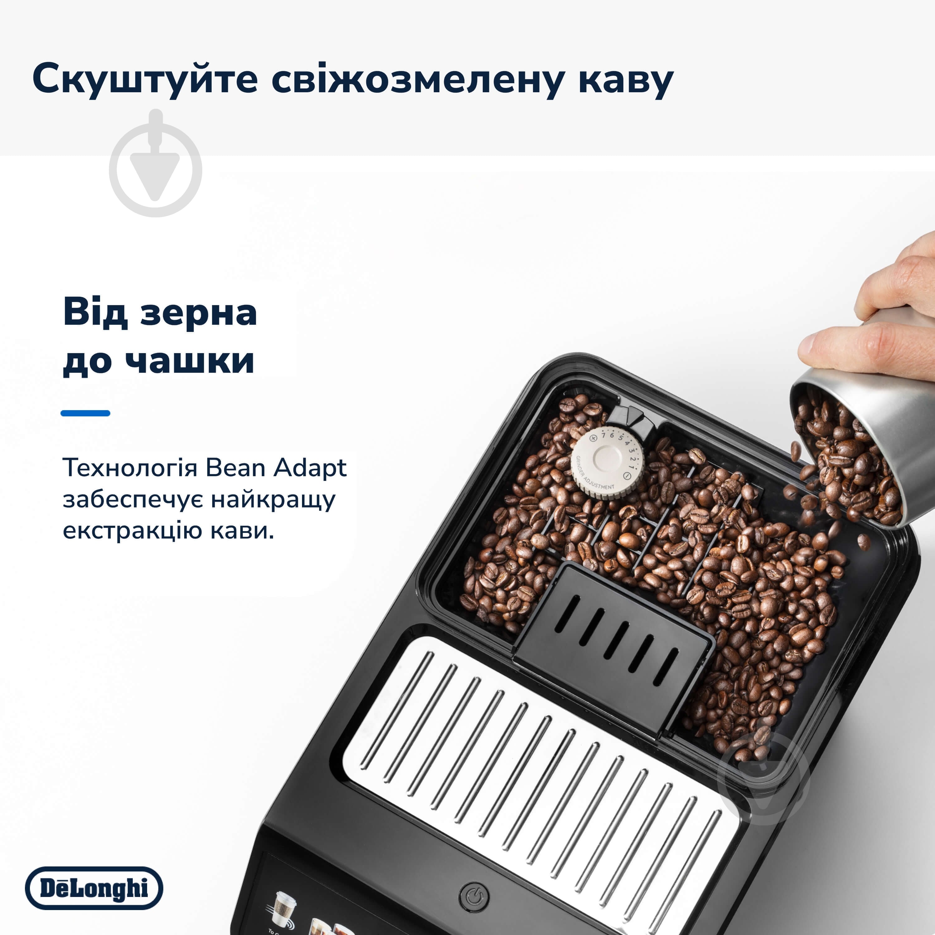 ВІТРИНА! Кавомашина Delonghi ECAM450.65.G Eletta Explore - фото 3 ВІТРИНА! Кавомашина Delonghi ECAM450.65.G Eletta Explore - фото 3