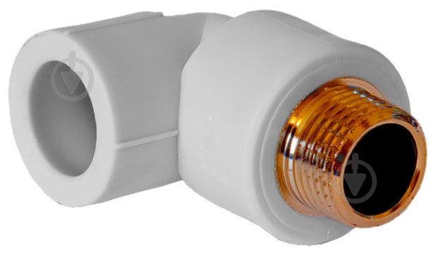 Коліно зовнішня Prawtech PP-R d32х1" з зовнішньою різьбою - фото 1 Коліно зовнішня Prawtech PP-R d32х1" з зовнішньою різьбою - фото 1