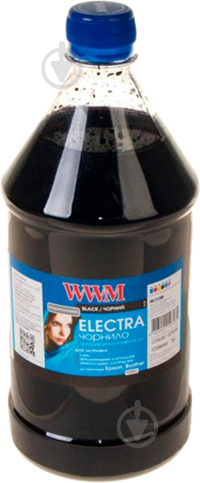 Чорнило WWM EPSON UNIVERSAL ELECTRA 1000ml (EU/B-4) black - фото 1