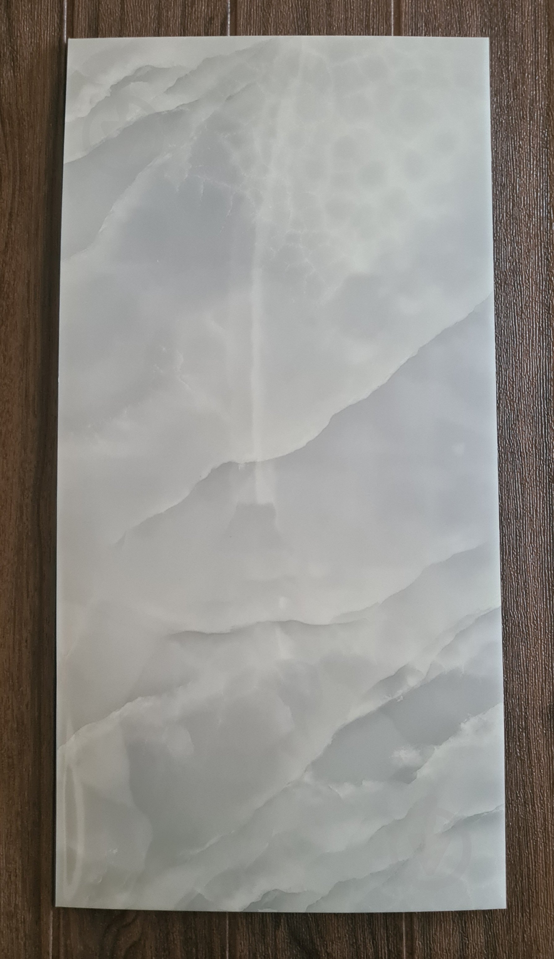 3D-панель с ПВХ самоклеящаяся HODM Серый мрамор 600x300 мм - фото 2