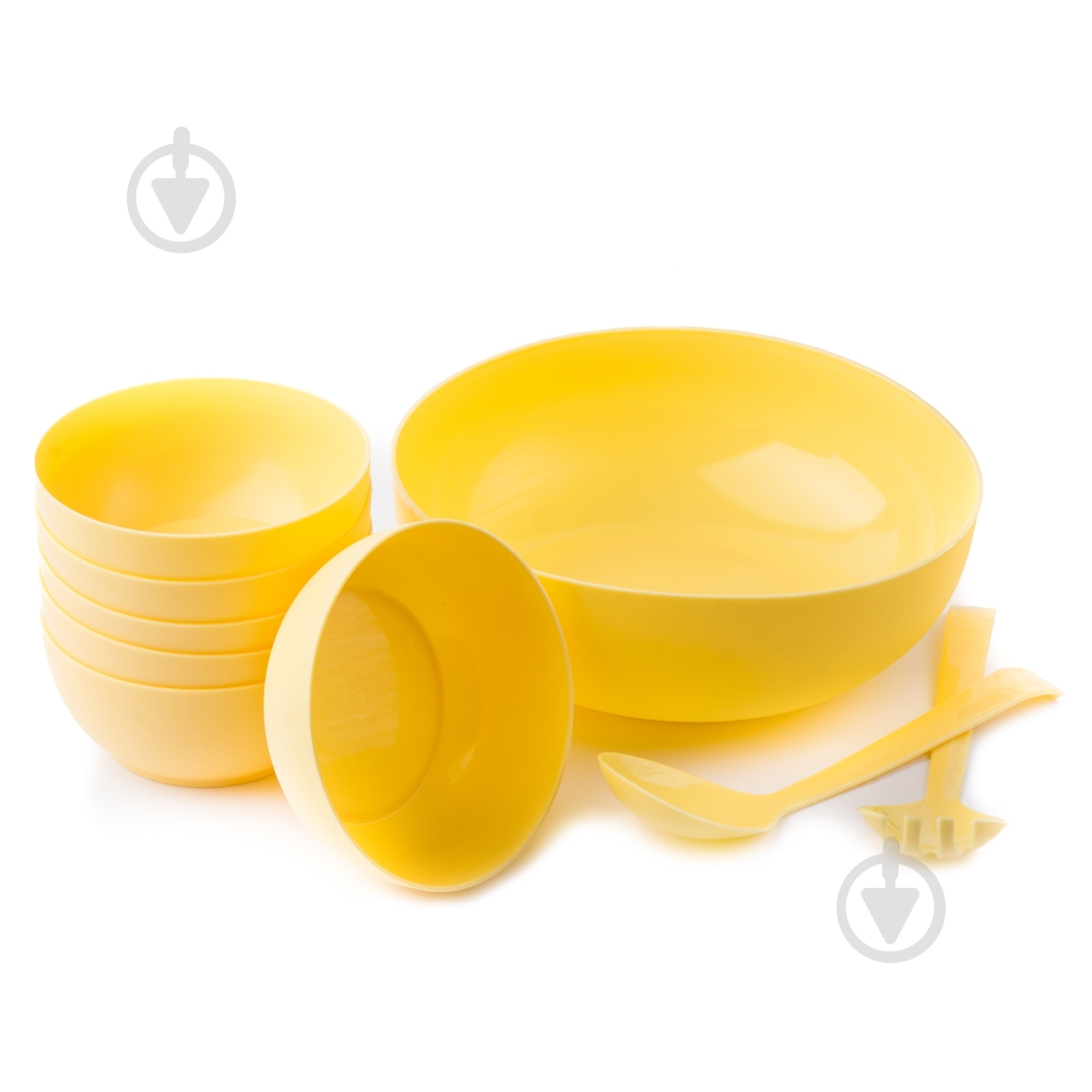 Набор салатников Sagad SA. 25 Yellow Mat - фото 1