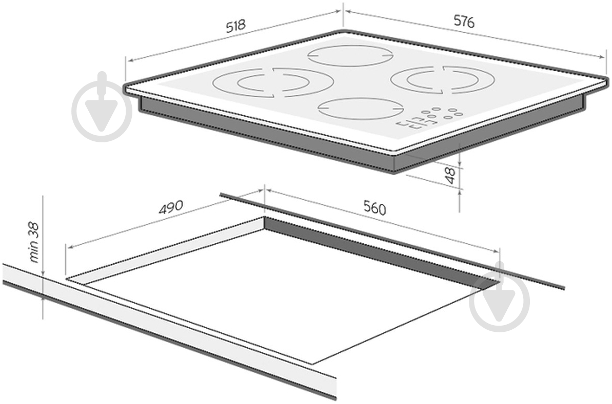 Варочная поверхность электрическая Hansa BHC 93516 - фото 4