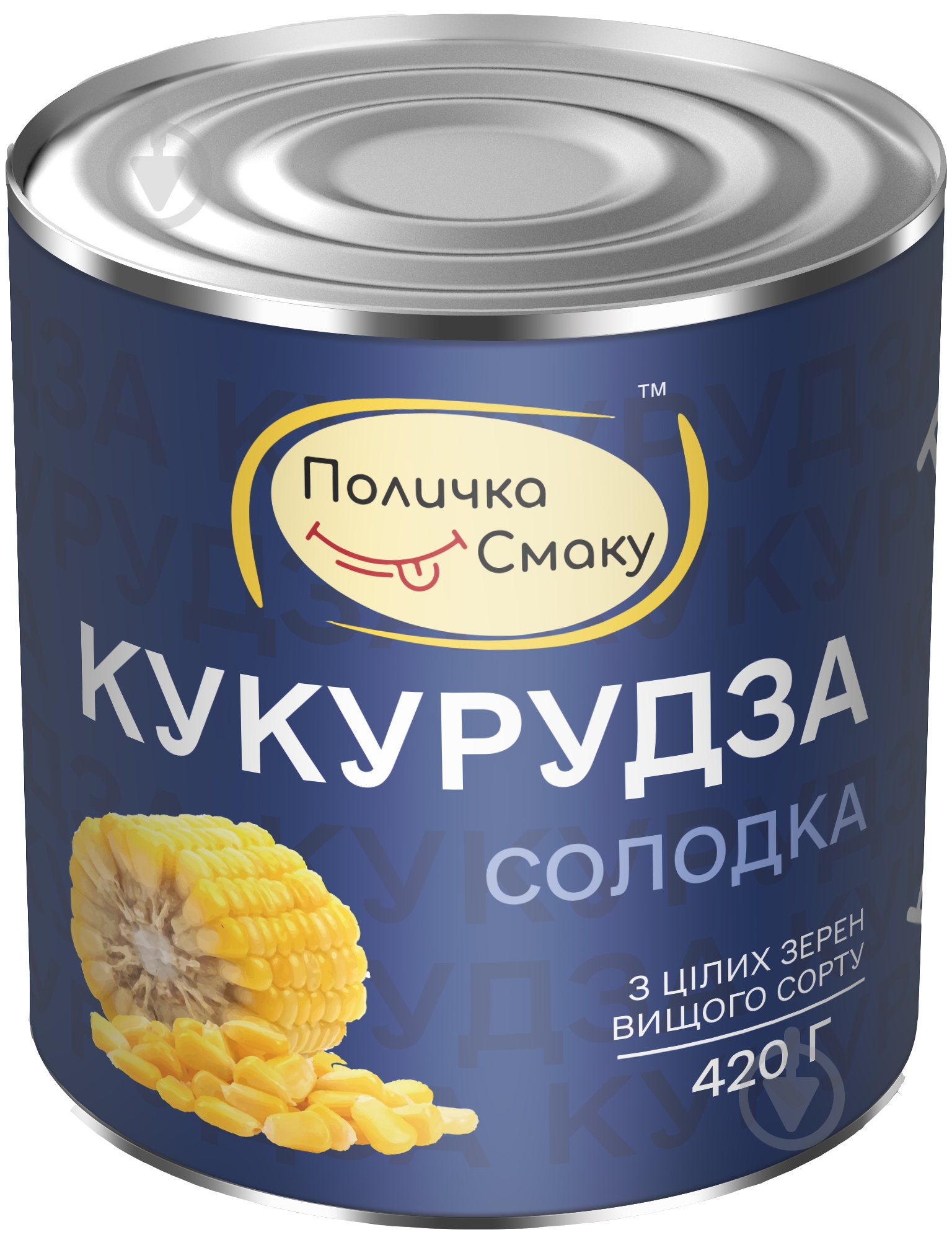 Кукурудза консервована Поличка Смаку 420г - фото 1