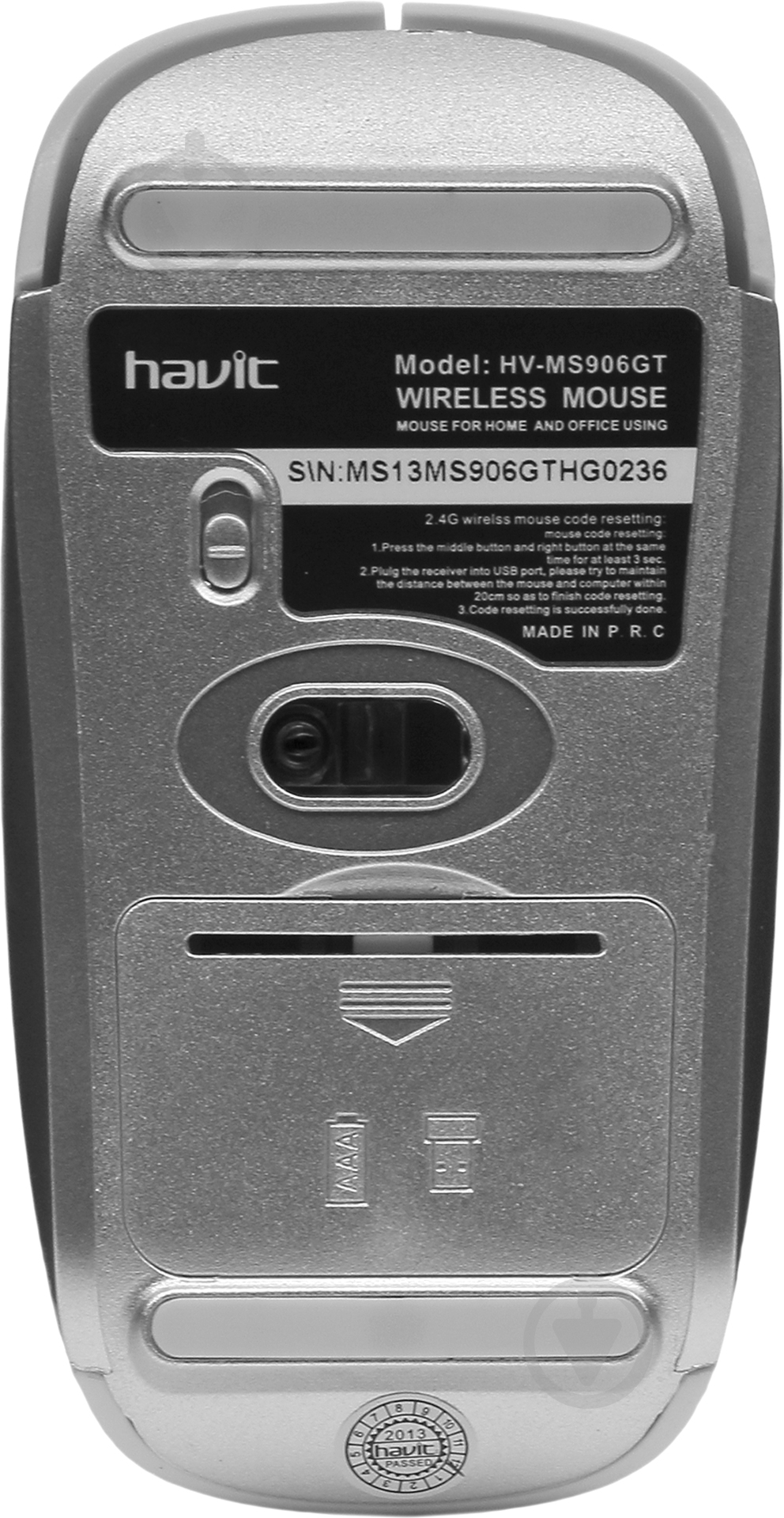 Мышь Havit (HV-MS906GT) white/grey - фото 4 Мышь Havit (HV-MS906GT) white/grey - фото 4