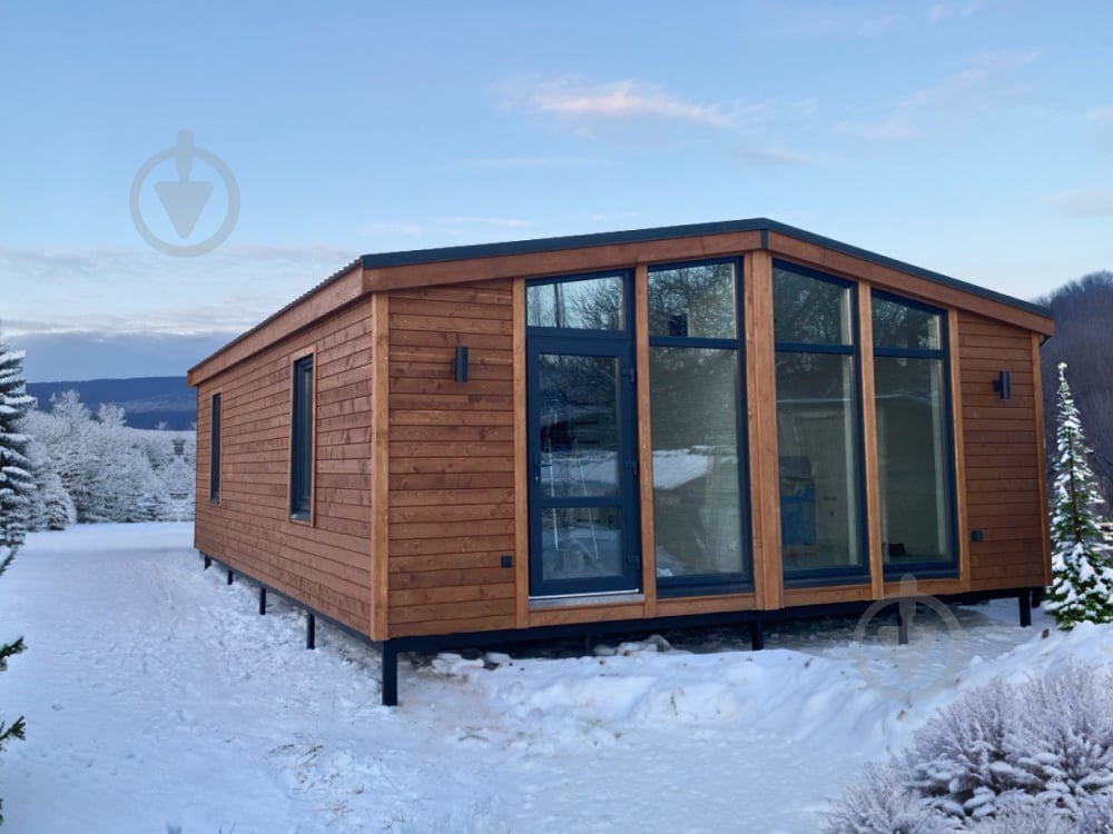 Модульный дом деревянный MODEL60 60 м² (два модуля) - фото 1