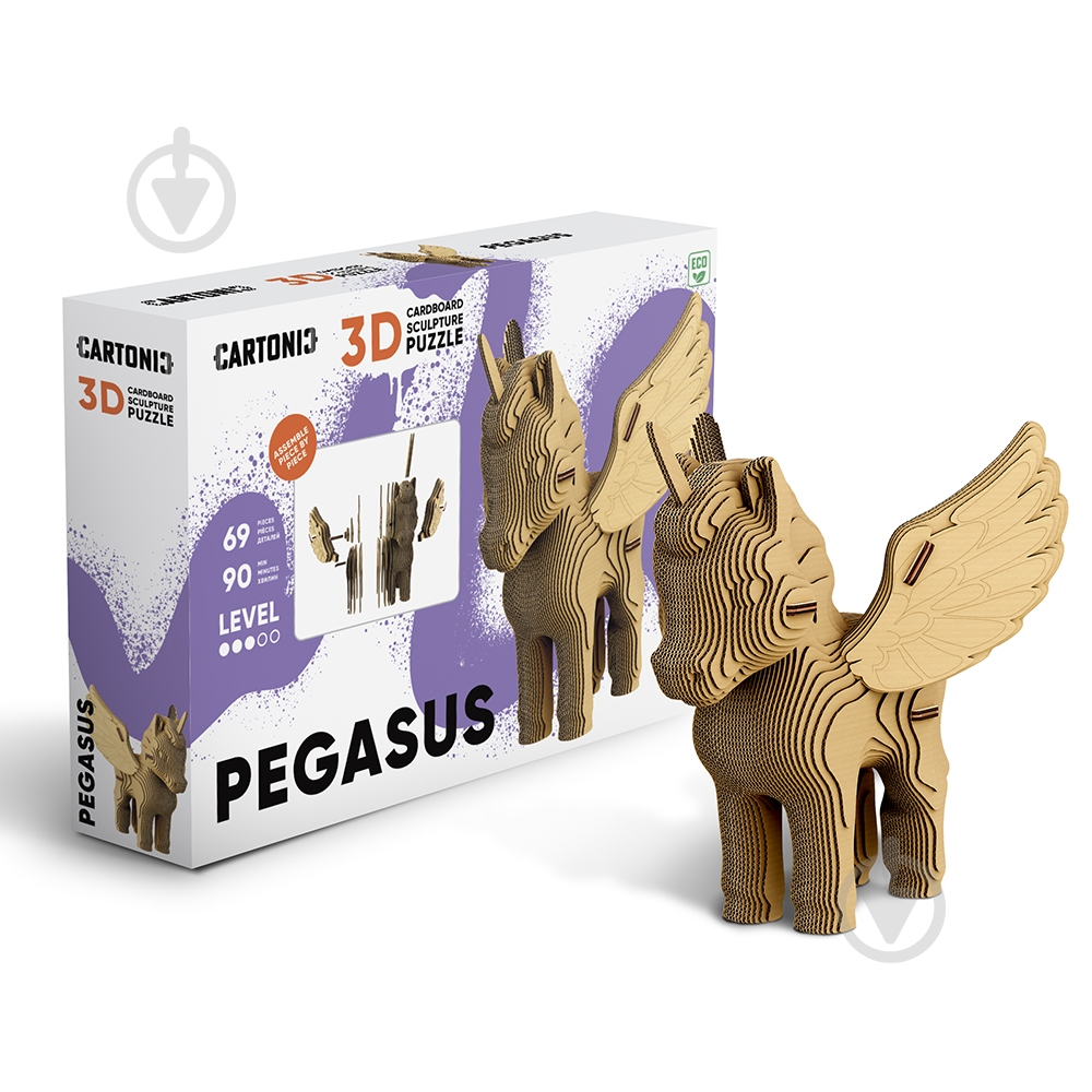 Конструктор картонный Cartonic 3D Puzzle PEGASUS CARTPEGAS - фото 1