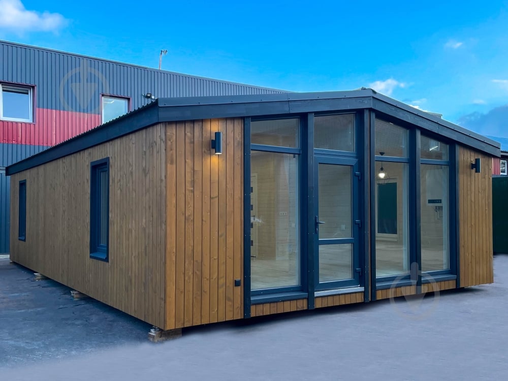 Модульный дом деревянный MODEL72 72 м² (два модуля) - фото 1