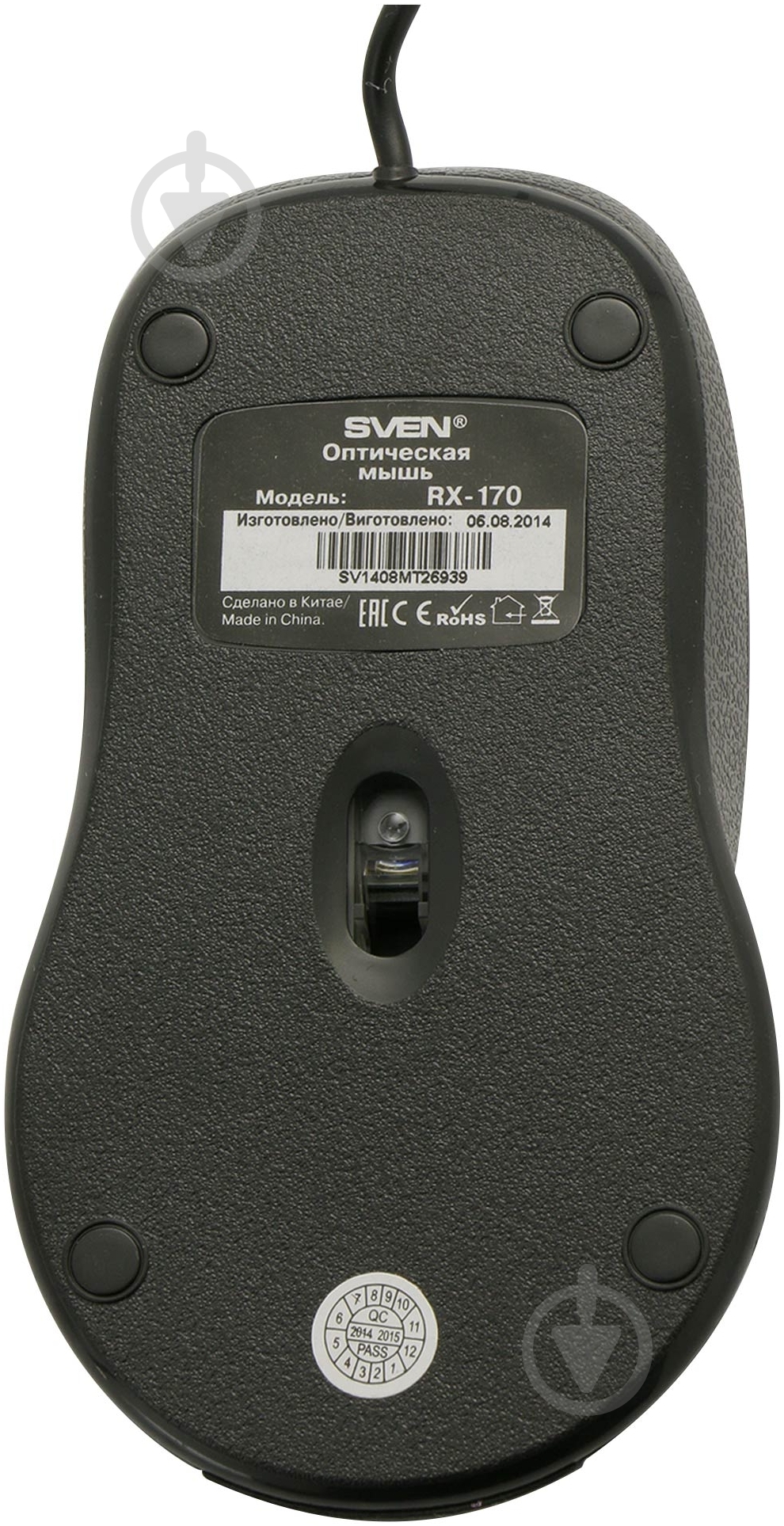 Мышь Sven RX-170 USB black - фото 5