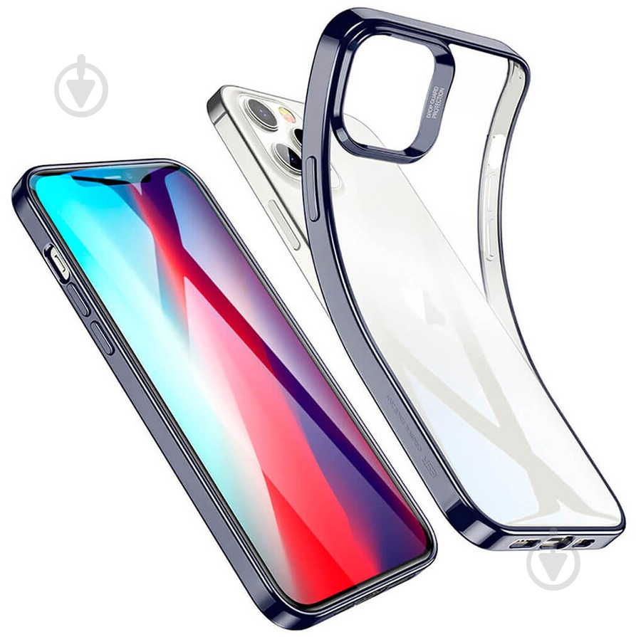 Чехол ESR Halo Clear Case для Apple iPhone 12 Pro Max (12344-2) blue - фото 1