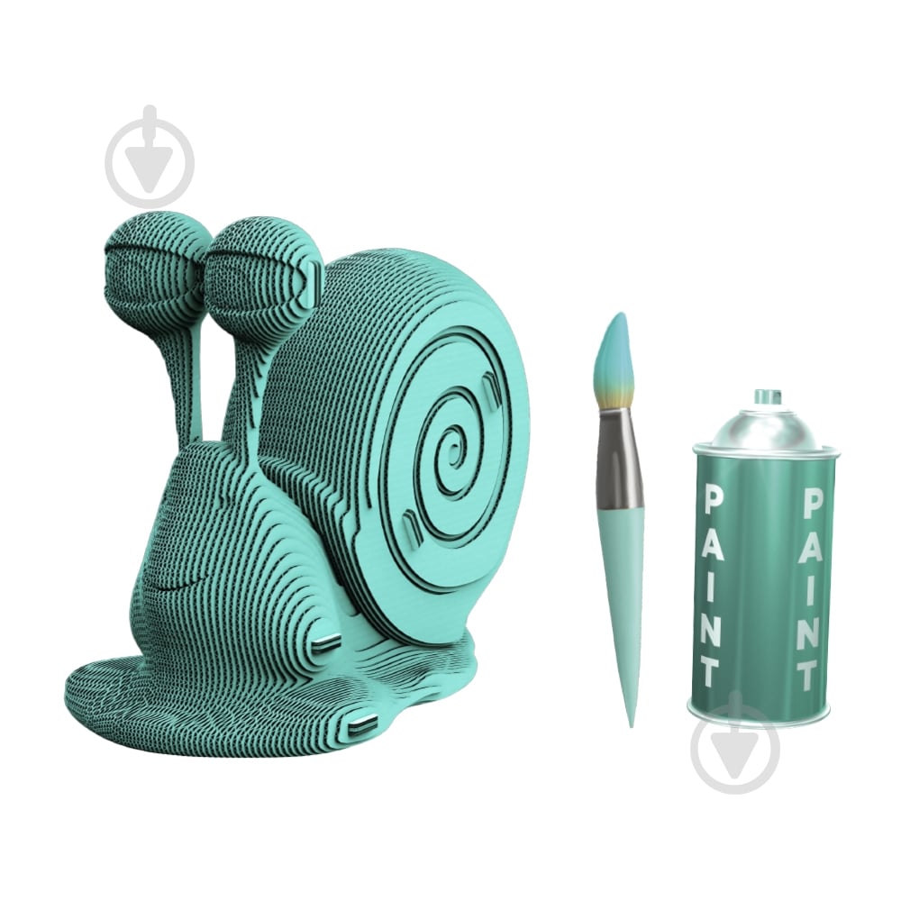 Конструктор картонный Cartonic 3D Puzzle SNAIL CARTSNAIL - фото 7