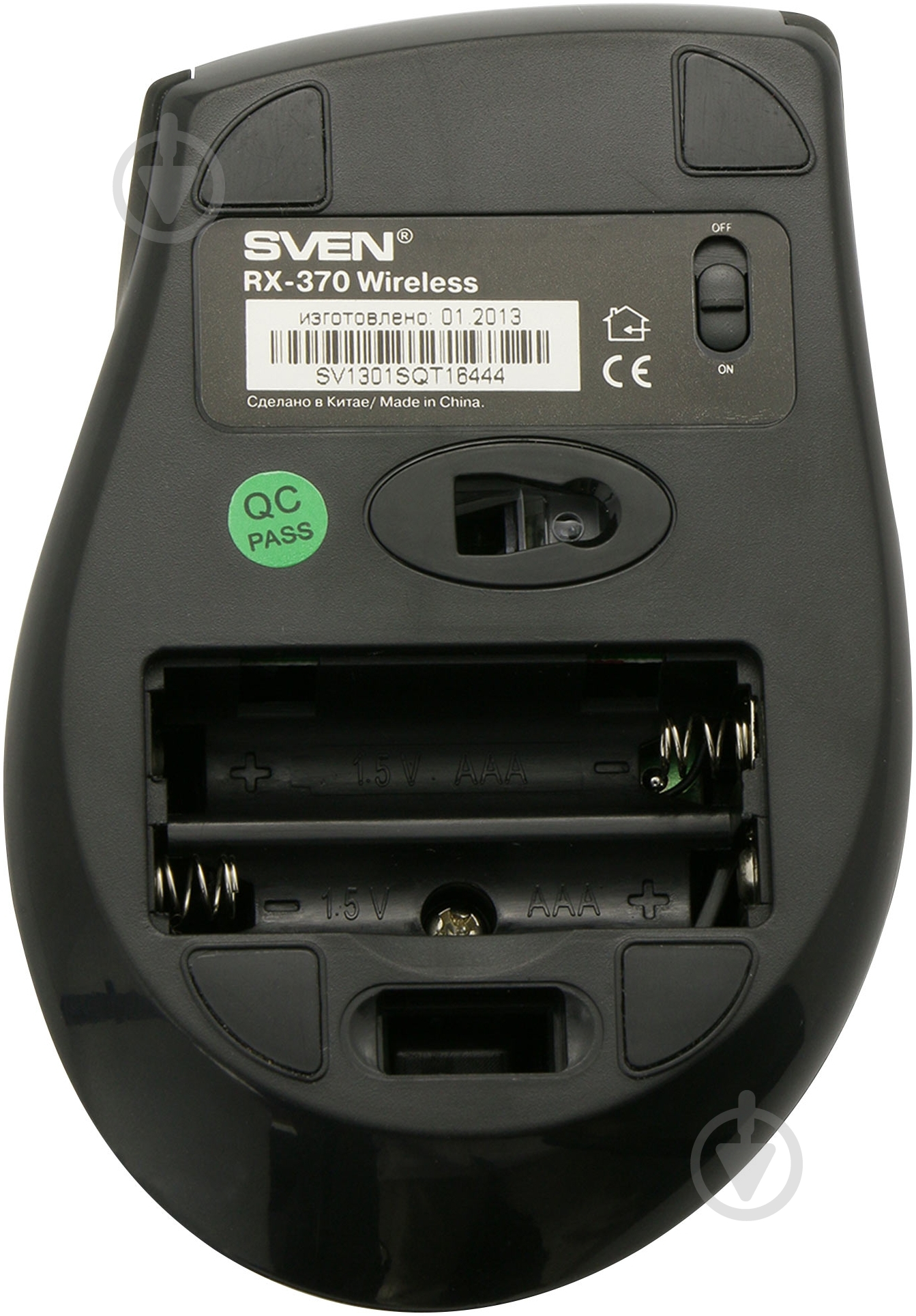 Мышь Sven RX-370 black/grey - фото 4