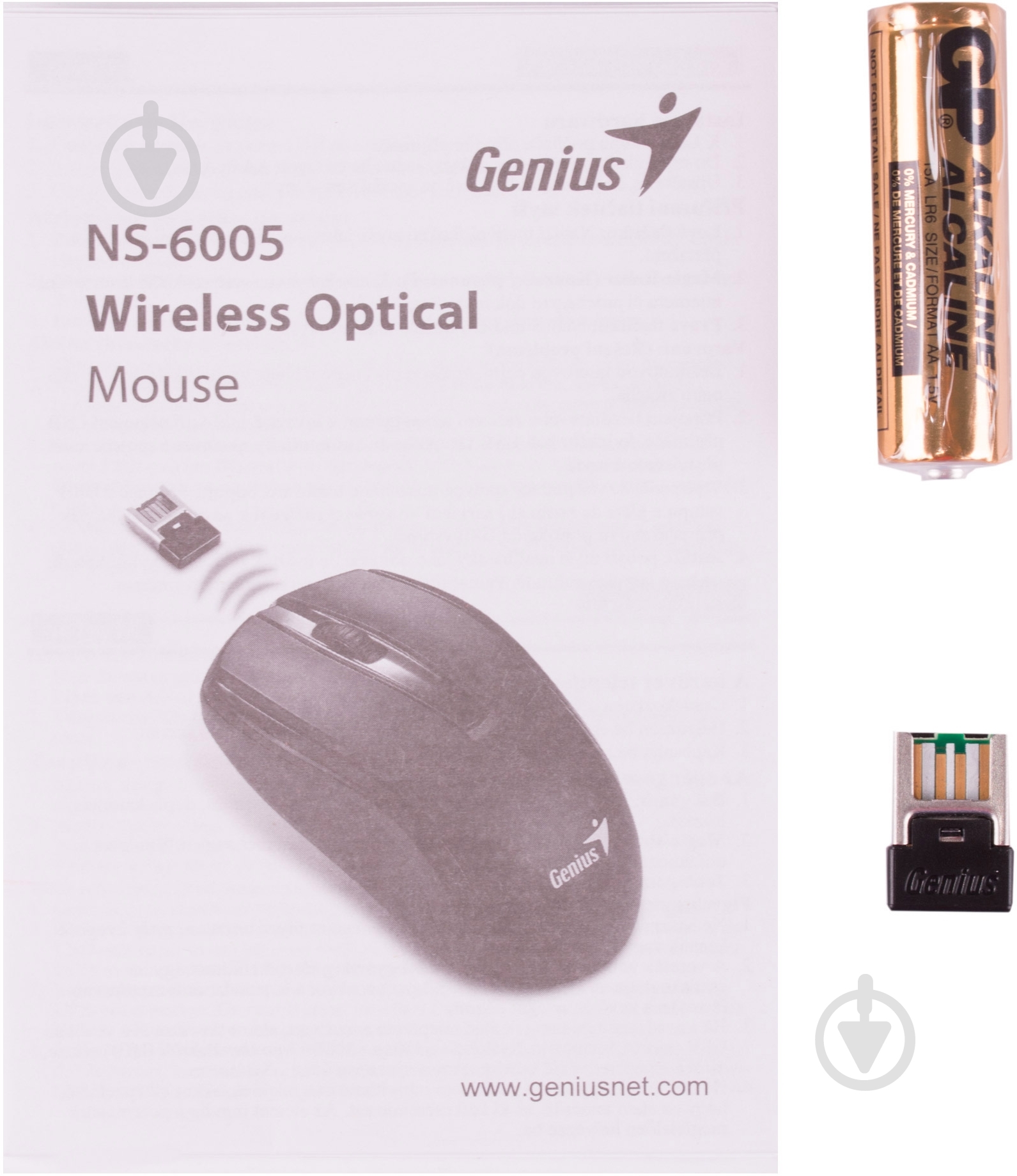 Мышь Genius NS-6005 WL (31030100102) red - фото 3 Мышь Genius NS-6005 WL (31030100102) red - фото 3