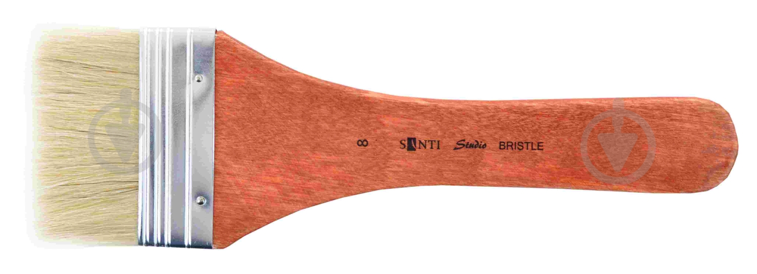 Пензлик Studio флейц №8 Santi - фото 1 Пензлик Studio флейц №8 Santi - фото 1