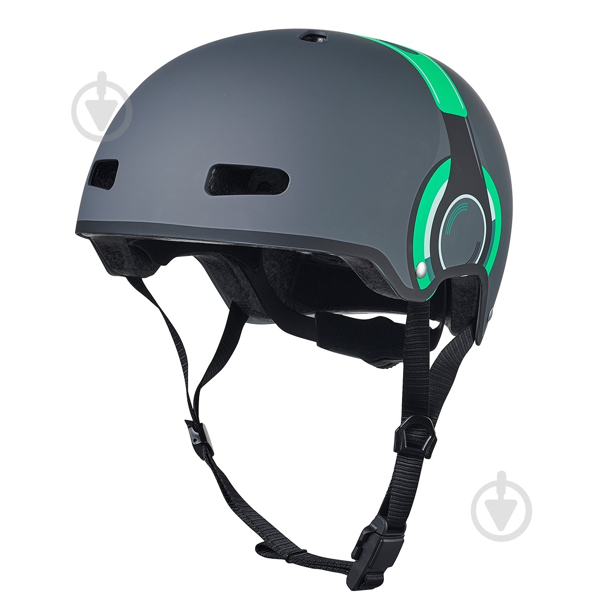 Шлем защитный Micro зеленый 52-56 см (AC2111BX) - фото 1