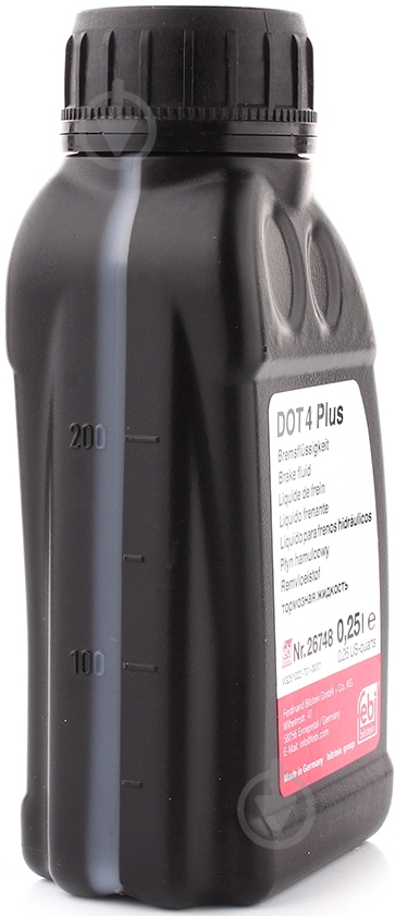 Тормозная жидкость FEBI BILSTEIN DOT-4+ 0,25 л (26748) - фото 2 Тормозная жидкость FEBI BILSTEIN DOT-4+ 0,25 л (26748) - фото 2