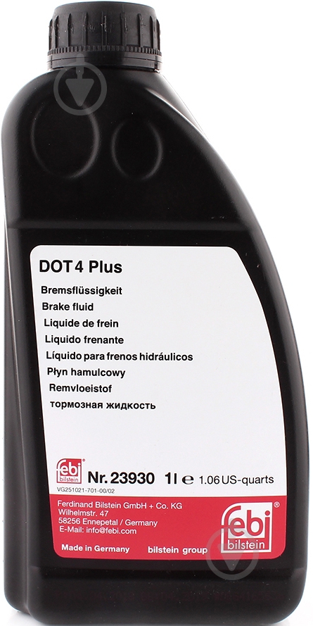 Тормозная жидкость FEBI BILSTEIN DOT-4+ 1 л (23930) - фото 1