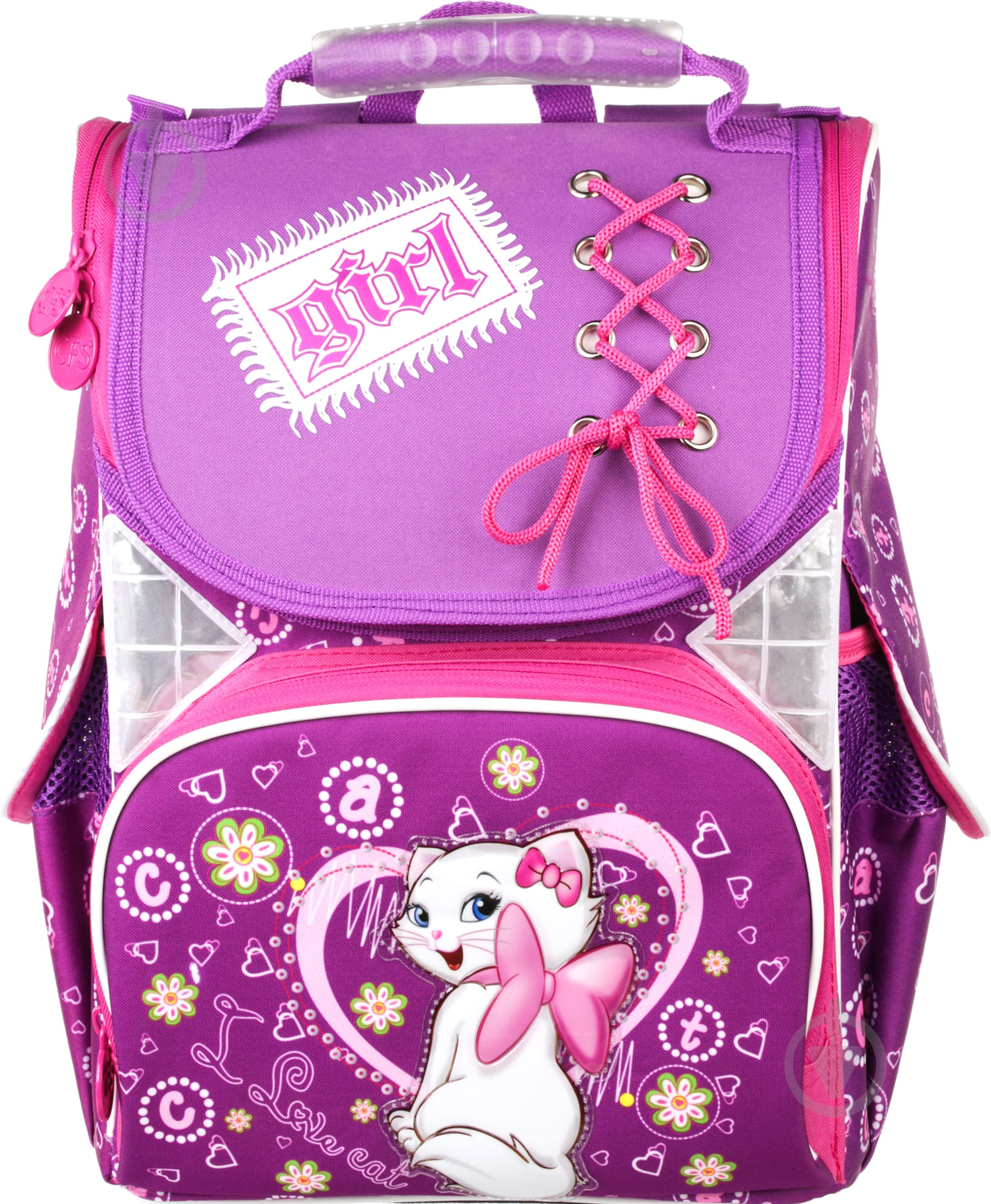 Ранец школьный Cool For School каркасный Sweet Kitty CF85660 - фото 1