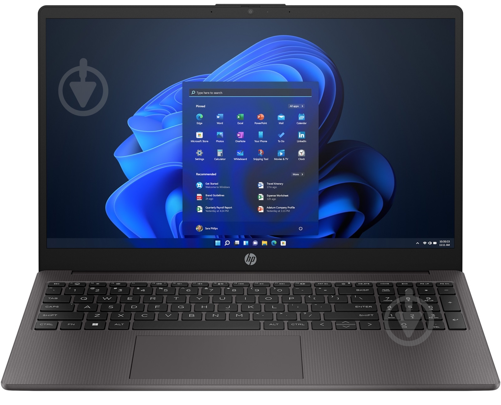 Ноутбук HP 255 G10 15,6" (8A4Y5EA) dark ash silver - фото 1