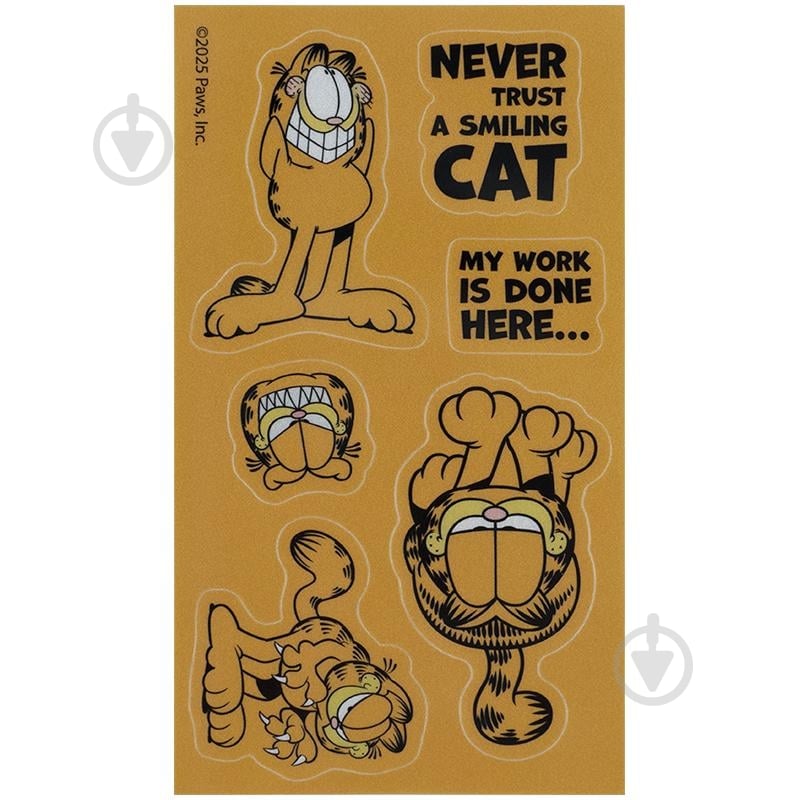 Набір стікерів світловідбивних KITE для текстилю Garfield GF25-114 - фото 2 Набір стікерів світловідбивних KITE для текстилю Garfield GF25-114 - фото 2