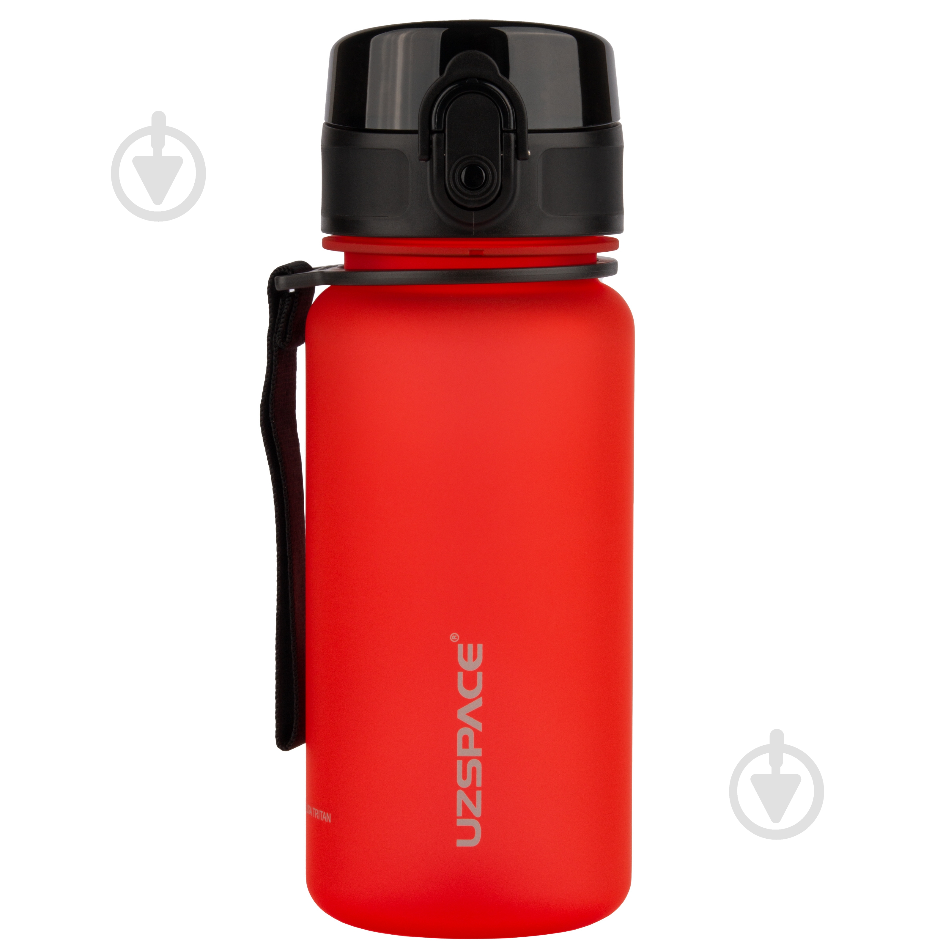 Бутылка Uzspace Frosted 3034 350 мл красный - фото 1