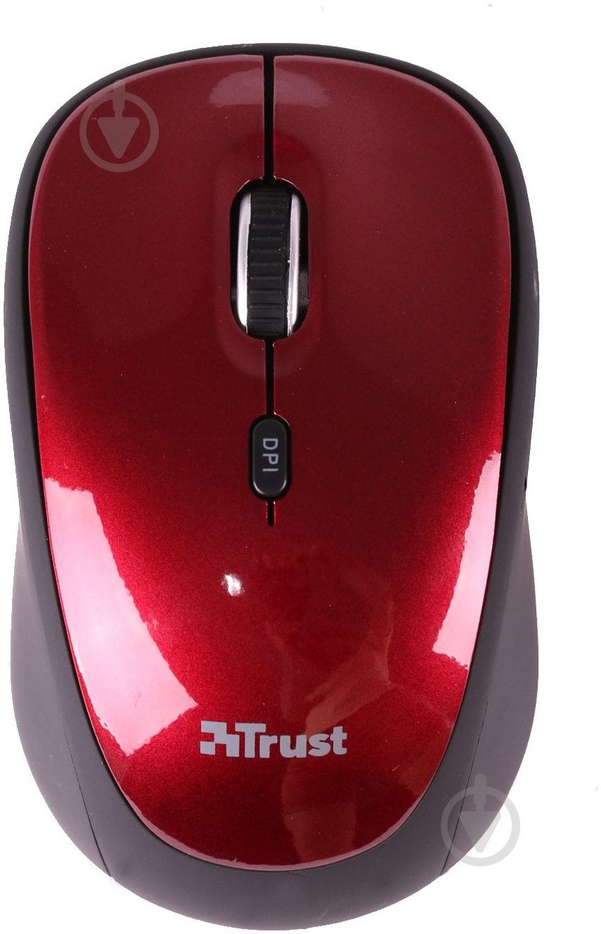 Миша Trust Yvi Wireless Mini Mouse (19522) red (6076524) - фото 1