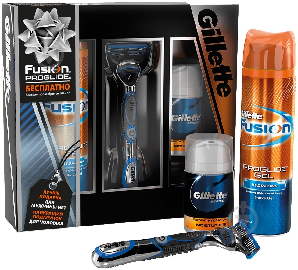 Подарочный набор Gillette Fusion ProGlide - фото 1 Подарочный набор Gillette Fusion ProGlide - фото 1