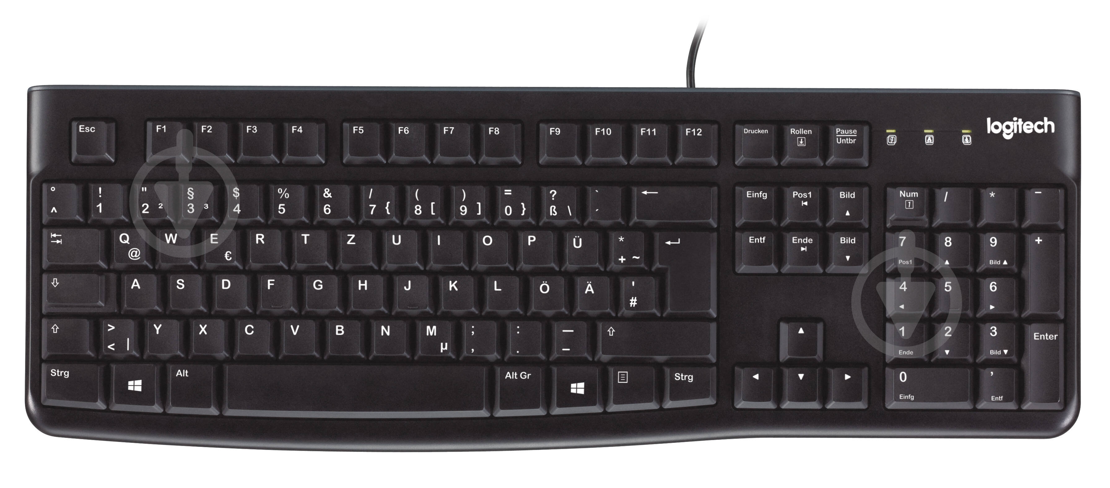 Клавіатура Logitech K120 USB (920-002506) - фото 1