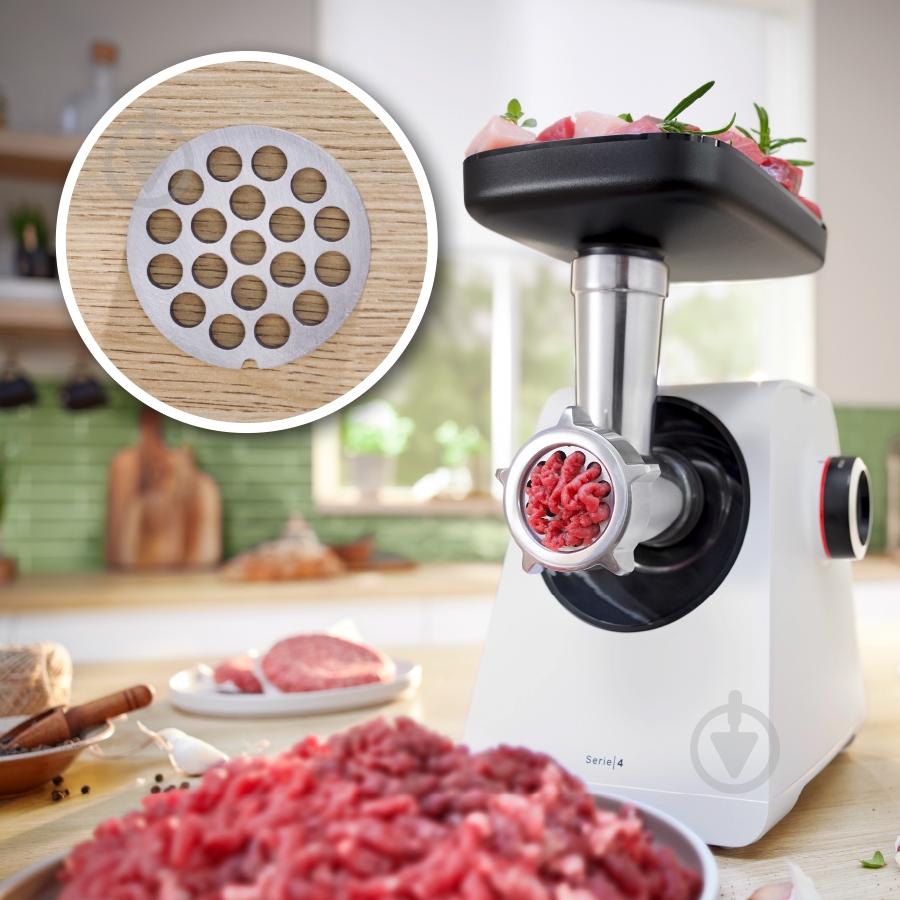 ВИТРИНА! Мясорубка Bosch MultiPower Series 4 MFWS420W - фото 14