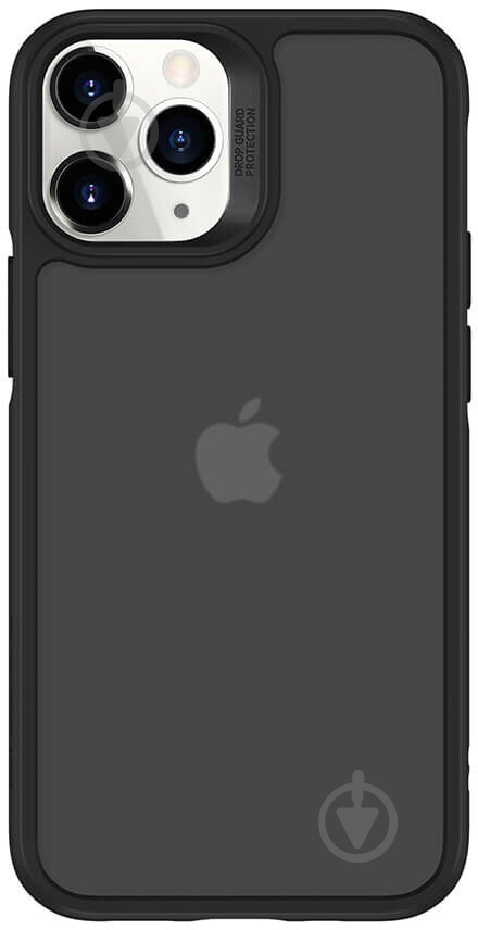 Чехол ESR Ice Shield Frame | Jelly Back для Apple iPhone 12 / Apple iPhone 12 Pro (12331) black - фото 1