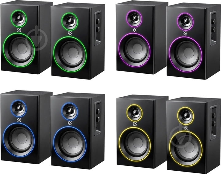 Акустическая система Defender 2.0 black Solar 12 (65712) - фото 2