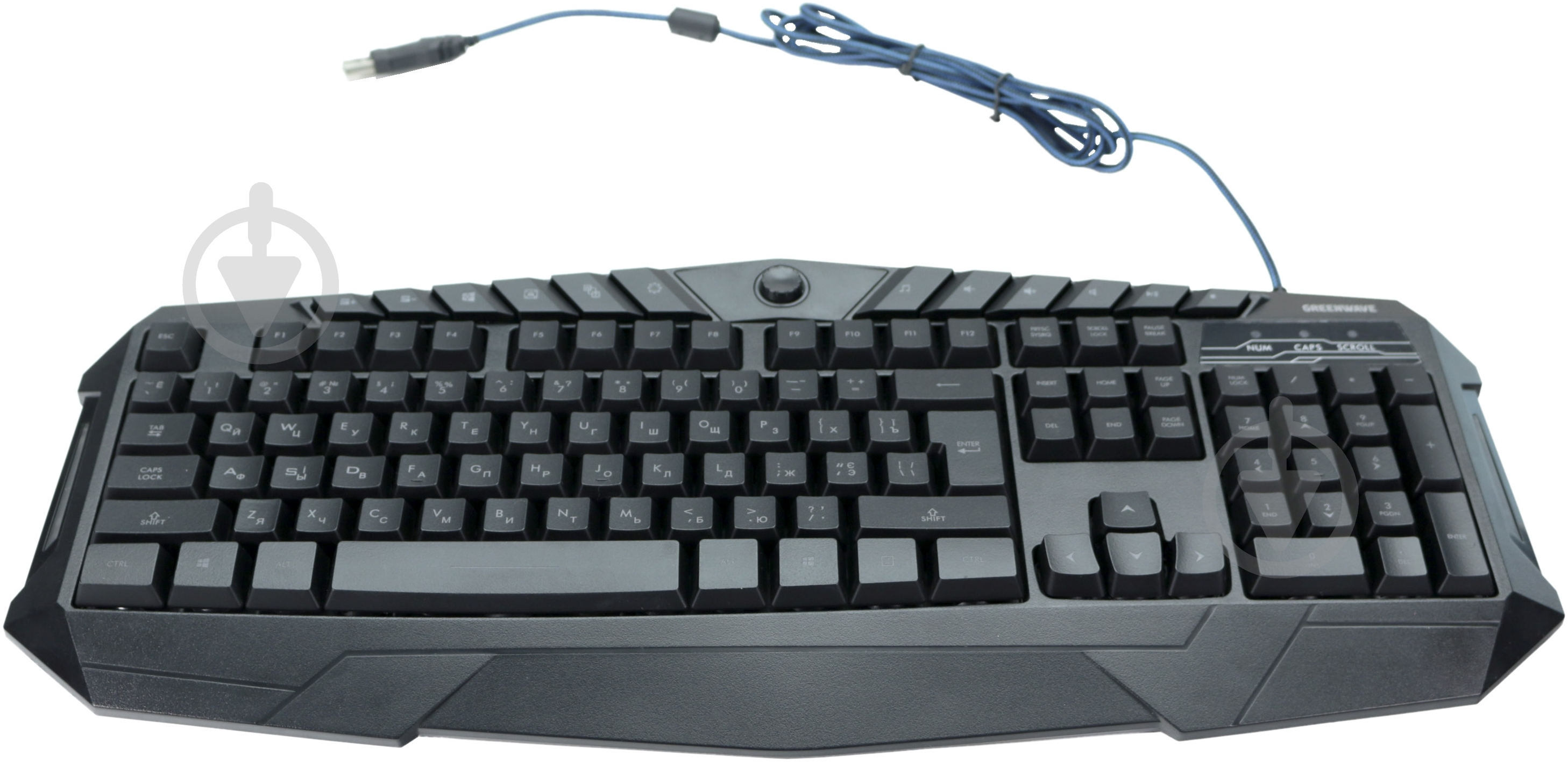 Клавиатура Greenwave KX-227L (KX-227L, black) USB black - фото 2